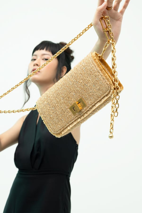 Jena Boucle Clutch Bag — Jena Luxury