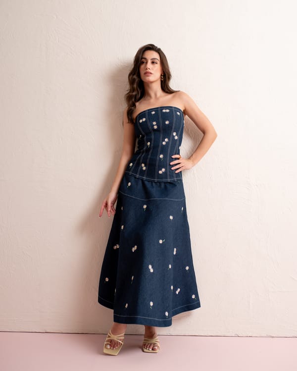 Moonflower Midi Skirt — MAGIA
