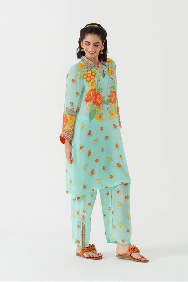 Dilbar Co-Ord Set Kairi — Jungle Marigold