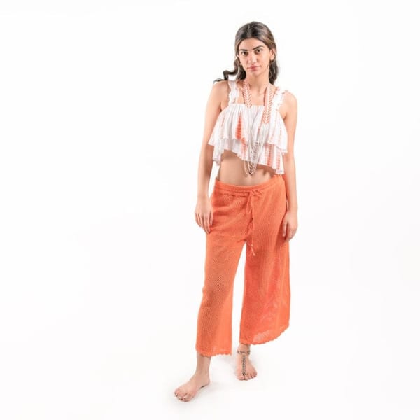 Avery Cotton Lace Pant — Beach Bum