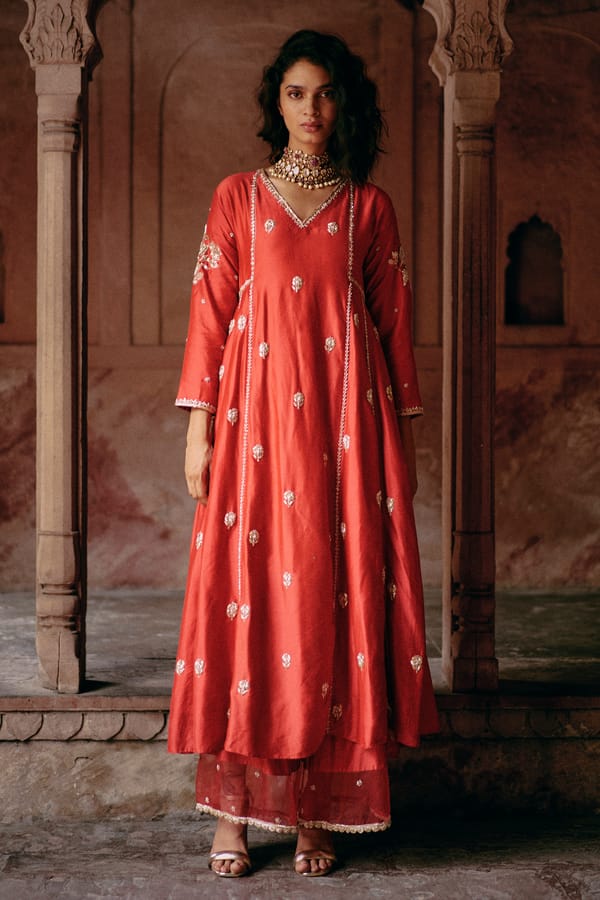 Ezra Anarkali Set — Paulmi and Harsh
