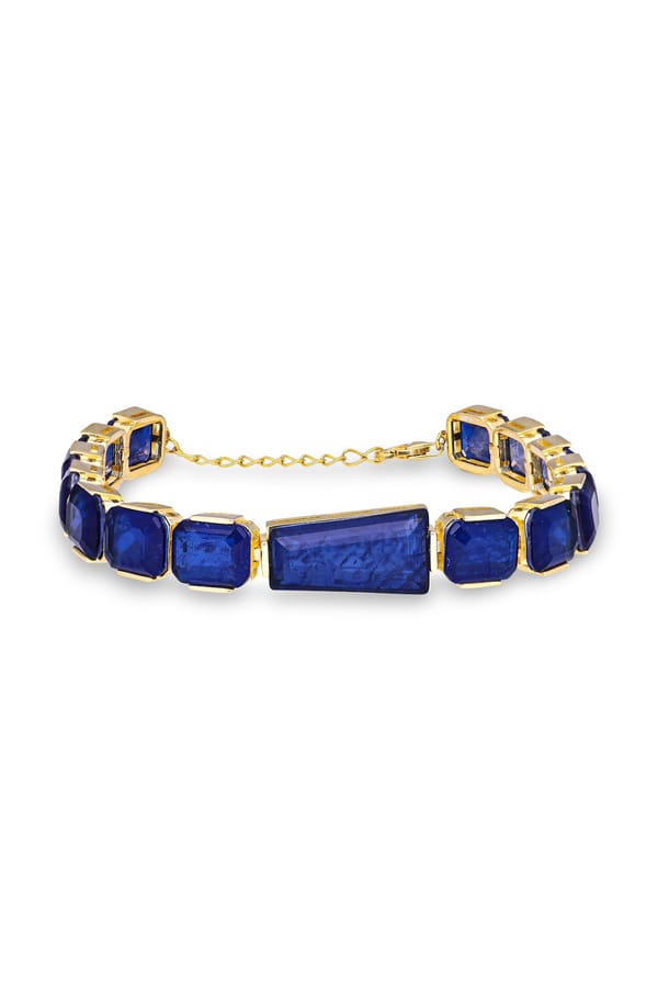 Dark Blue Mystic Moonstone Tennis Bracelet — Miss Jo
