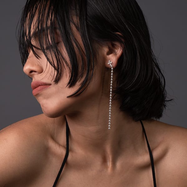 Sirius Star Earrings Silver — Equiivalence