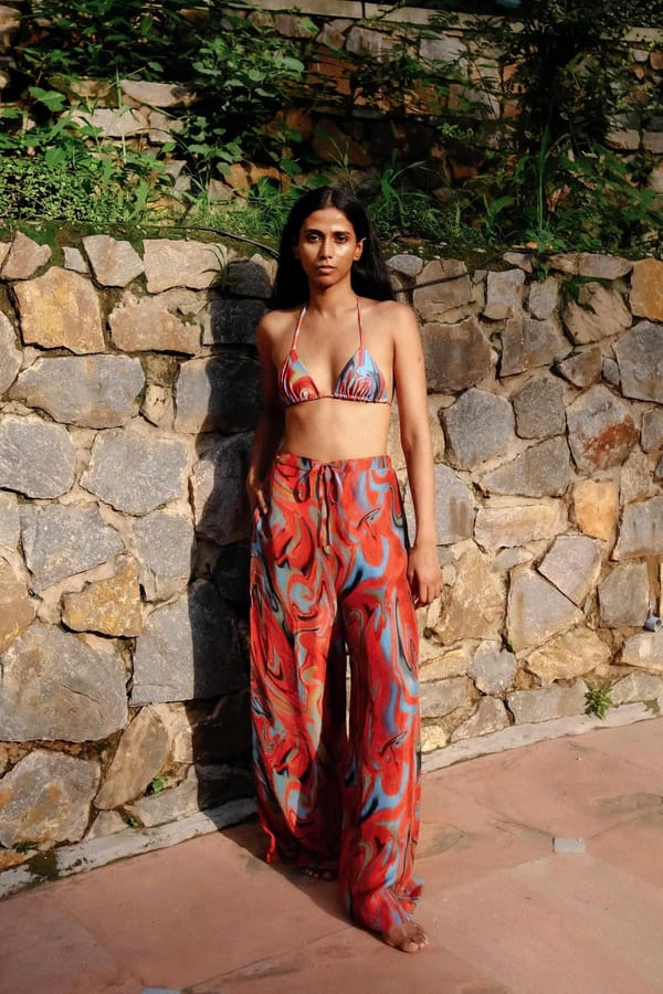 Cayenne Wave Lounge Trousers with Pockets — IZSI