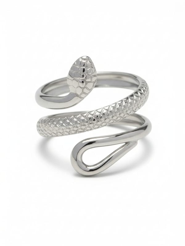 Dainty Snake Adjustable Finger Ring — Cao Jewellery