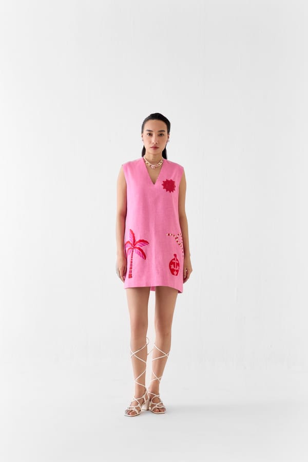 Pink City Short Dress — Studio Rigu