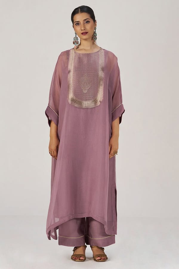 Deep Orchid Haze Festive Co-ord Set — Ganga Fashions Pvt Ltd