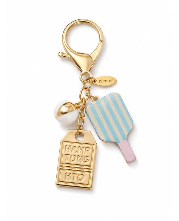 Glimmr Hamptons Club Bag Charm — Glimmr