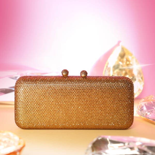 Rect Glitz 3 Gold — Be Chic