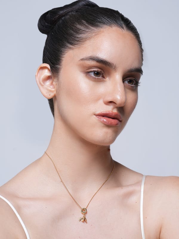 Zircon Camera Globe Diamond Necklace — Cao Jewellery