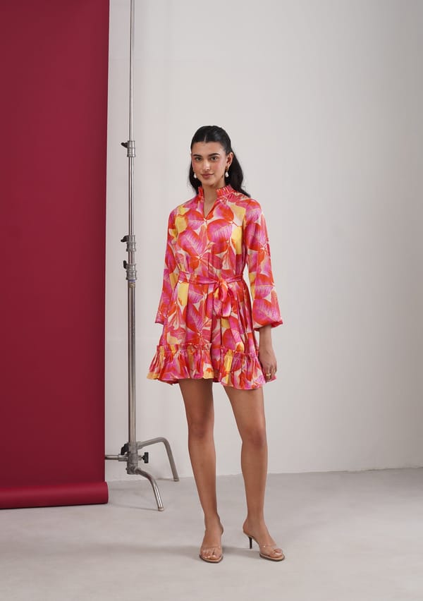 Tropical Mini Dress — AMOSHI