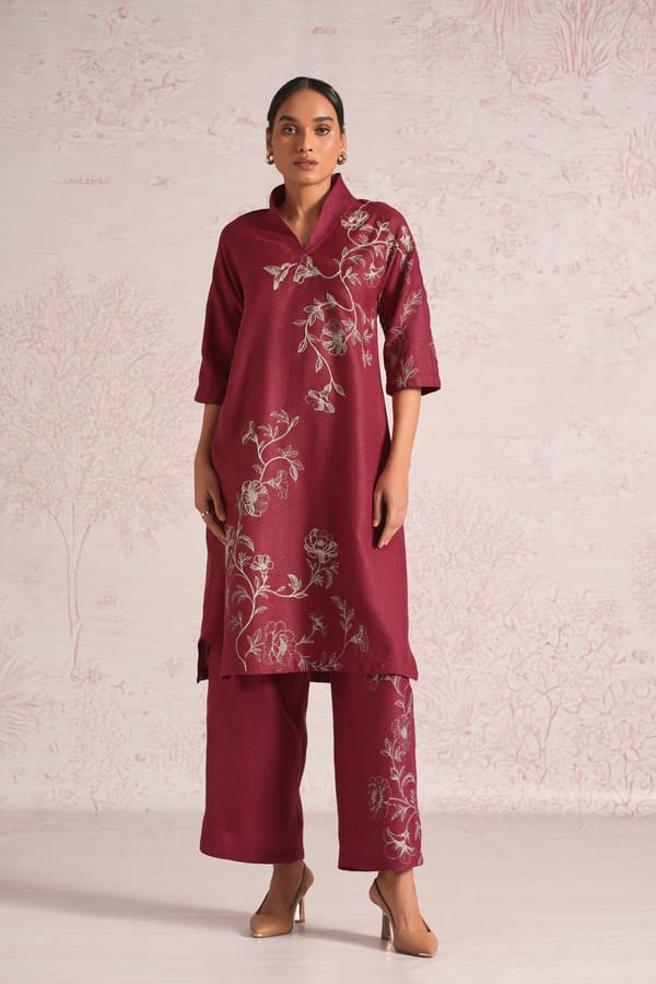 Bloomscape Kurta Set — Kaveri