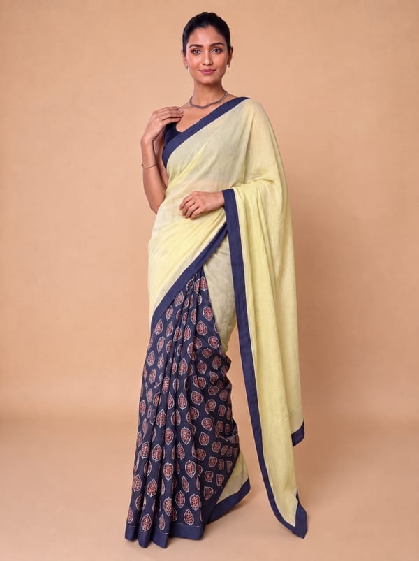 Mayuri Patchwork Saree — BINKS