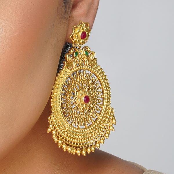 Chola Legacy Statement Earrings — Zariin