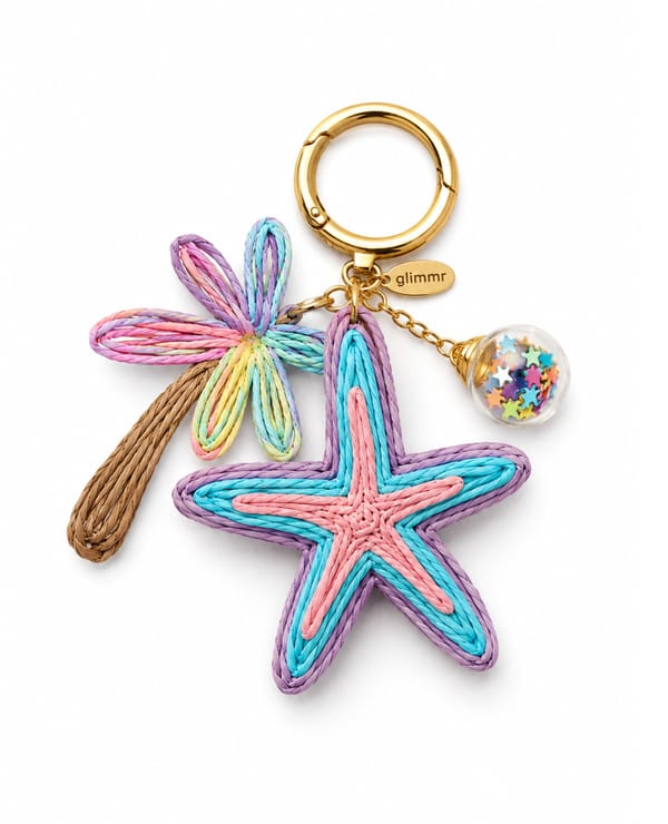 Glimmr Seaside Spritz Bag Charm — Glimmr