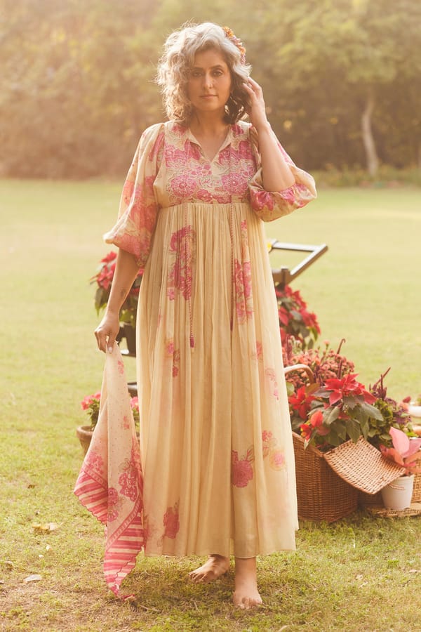 Lucy Maxi Dress Set — Paulmi and Harsh