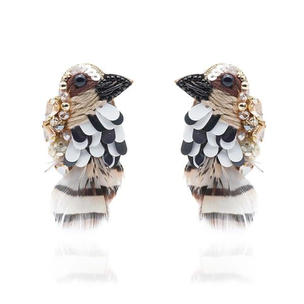 Feathered Glide Earrings — APT Forever