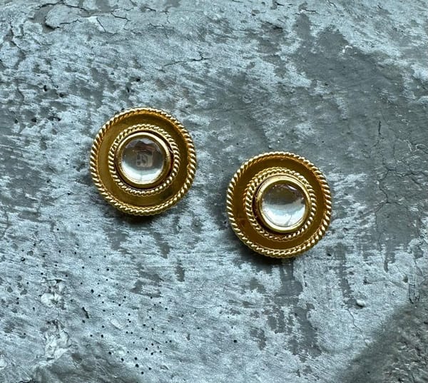 Polki Dot Stud Earrings — Valliyan