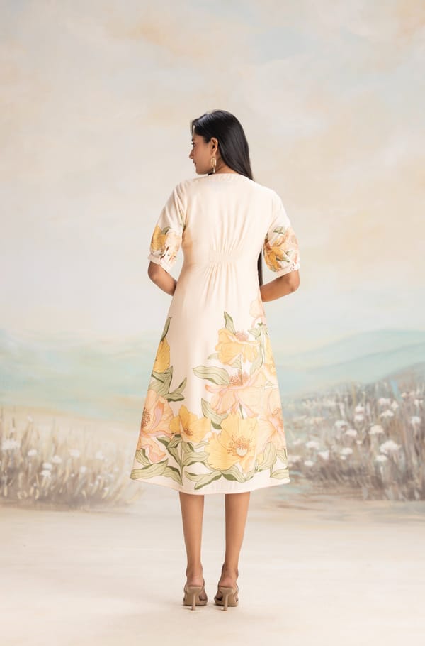 Petals In The Wind Jerry Dress — Kaveri