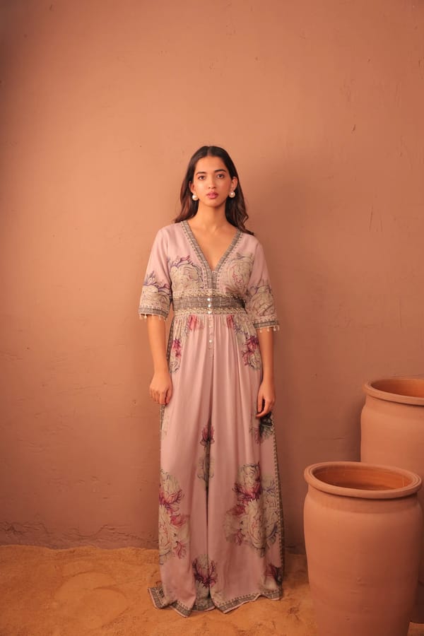 Carnation Crush - Jumpsuit — Surkh Syahi