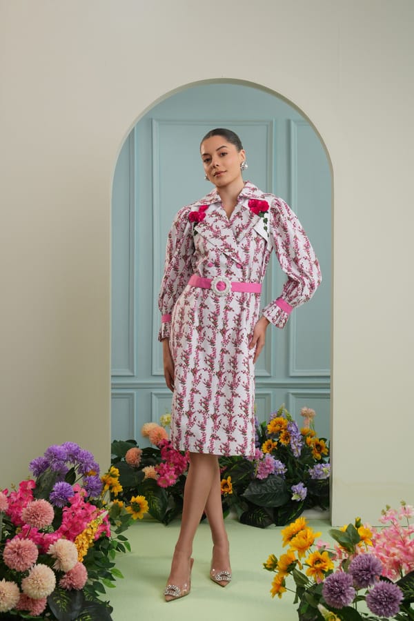 Olive'S Dress- Bougainvellia — Chöjé