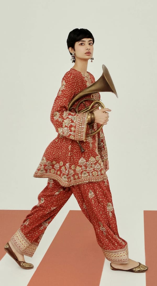 The Sienna Mosaic Bespoke Set — Basanti Kapde aur Koffee