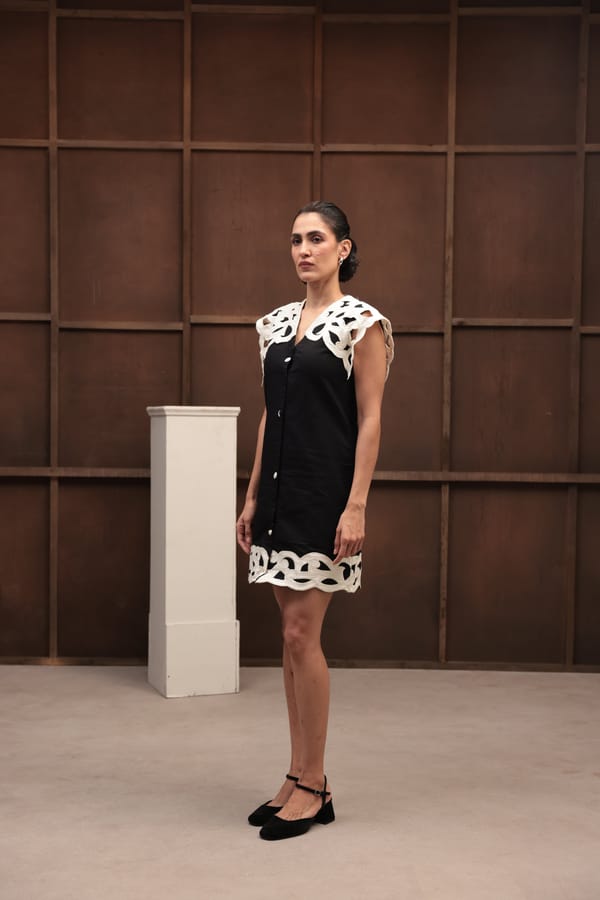 Vine Trim Dress — Veera Wear