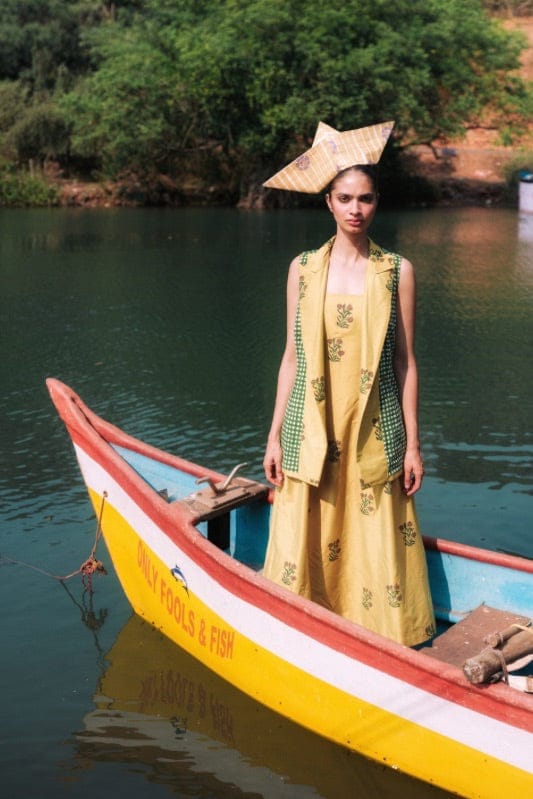 Nimbu Silk Blazer — JODI