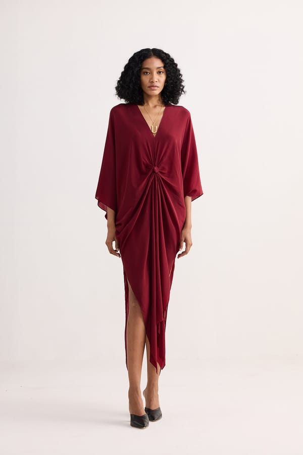 Front Twist Kaftan Dress — REISTOR