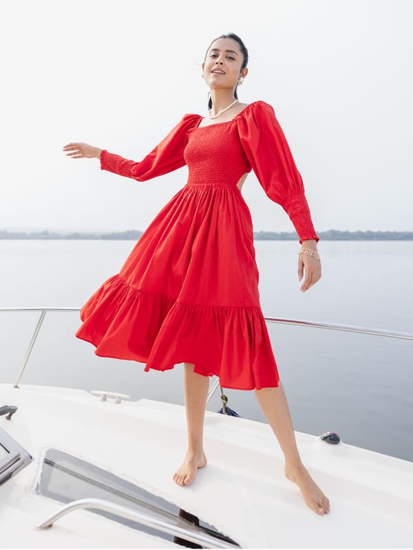 Garnet Cutout Dress — HOUSE OF FETT