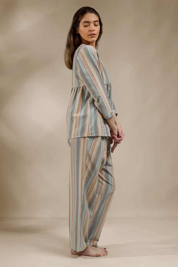 Meg, 3 piece Pyjama Suit — After Dark