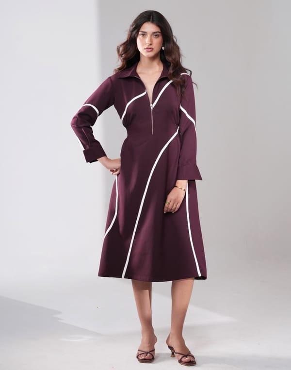 Stripe Polo Dress — Label by Mohita