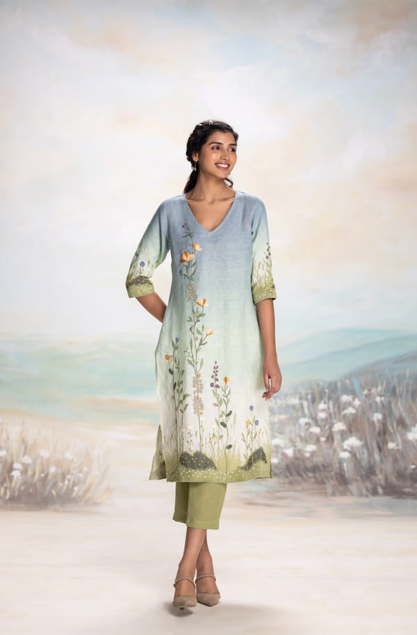 Landscape Kurta — Kaveri