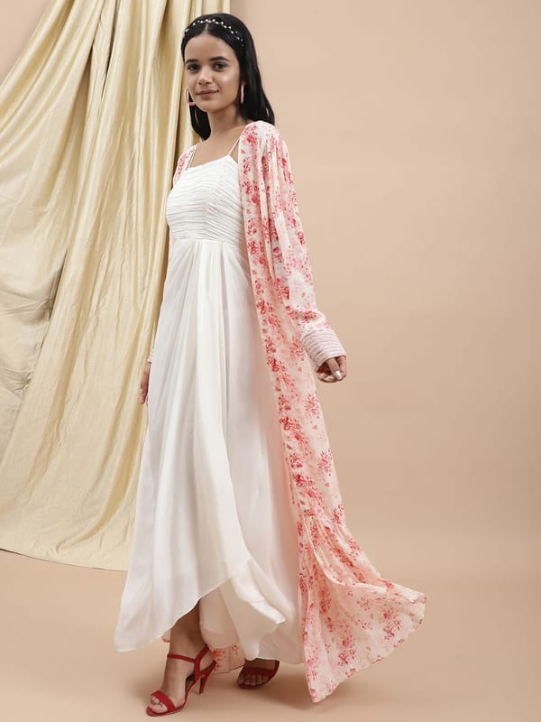Rosalind Drape Dress Set — EWOKE STUDIO