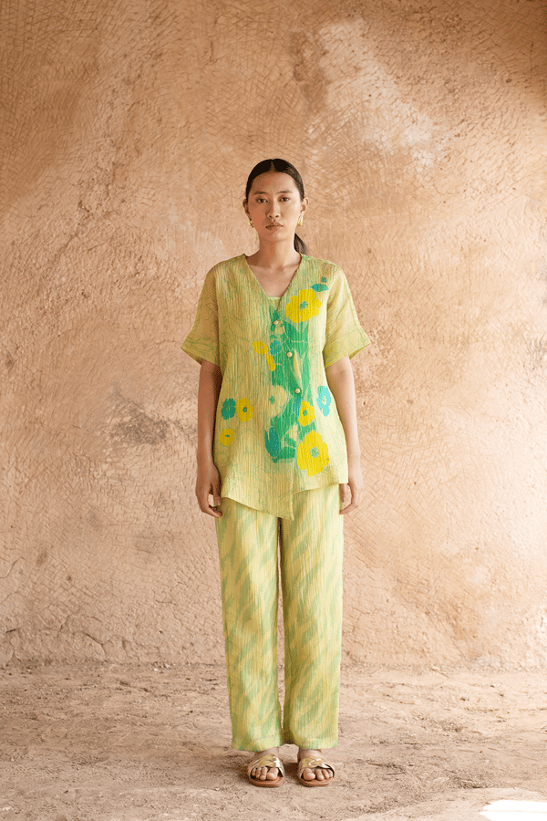 Prism Flowery Soft Green Coord — CLOS