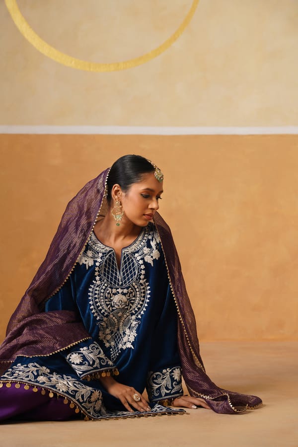 Purkashish Kurta Set and Dupatta — Chakkraa