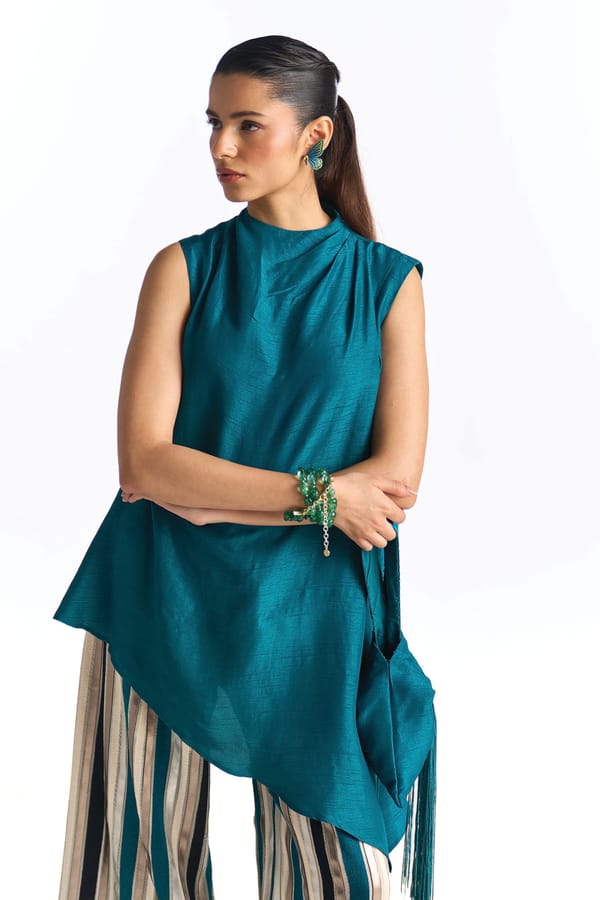 Lagoon Drape Top — Our Love