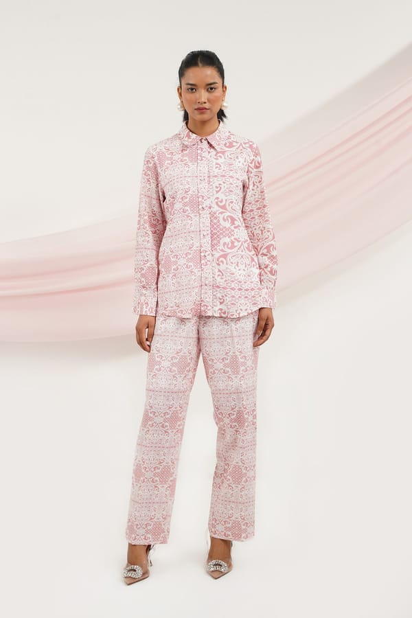 Wing It Top- Pink Lace — Chöjé