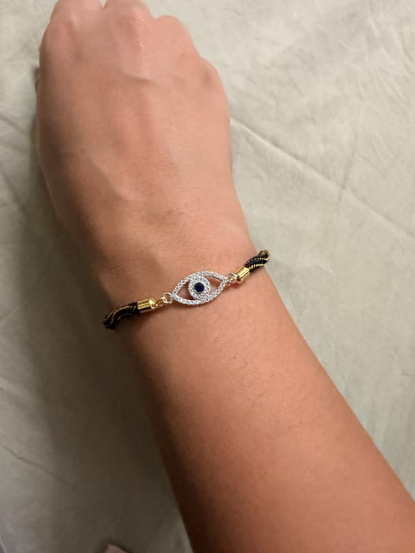 Dori bracelet evil eye — SilvPop Jewels
