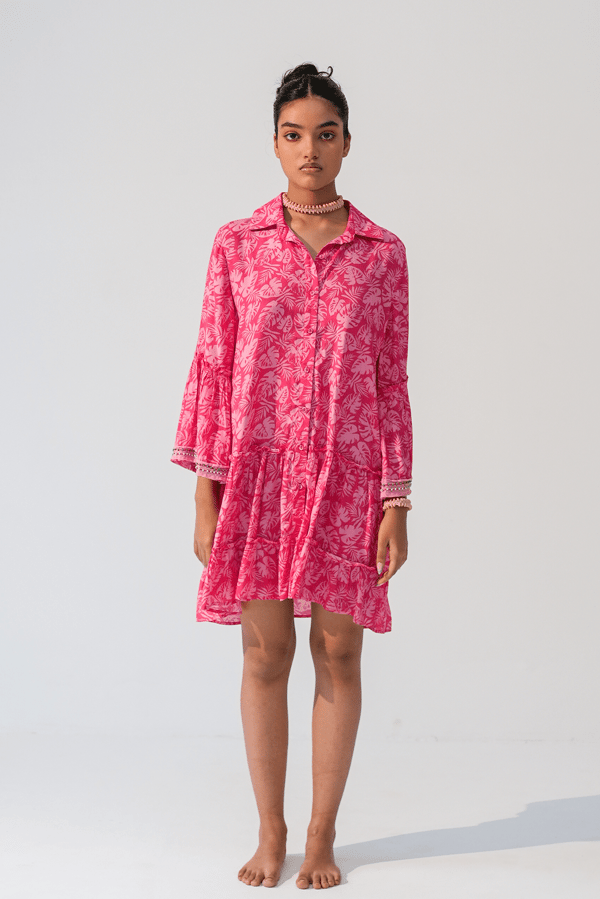 Fig Fusion Drop Waist Dress — Beach Bum