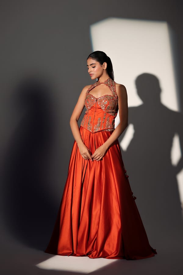Rachel Corset Lehenga Set — LIBAS CAFE