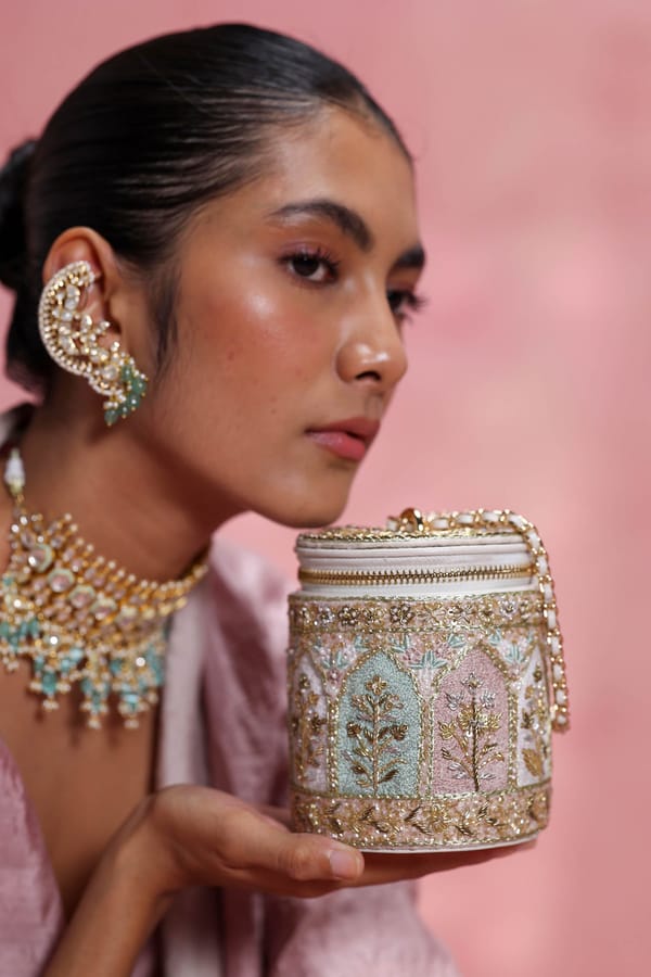 Mehfil Barrel Bag — The Leather Garden