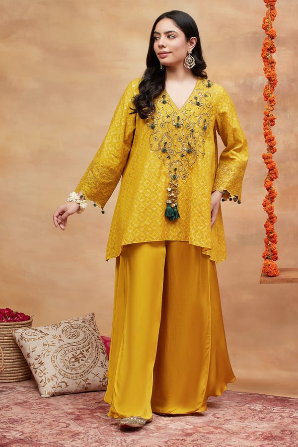 Mansarovar Flared Pant Set — DAREISS