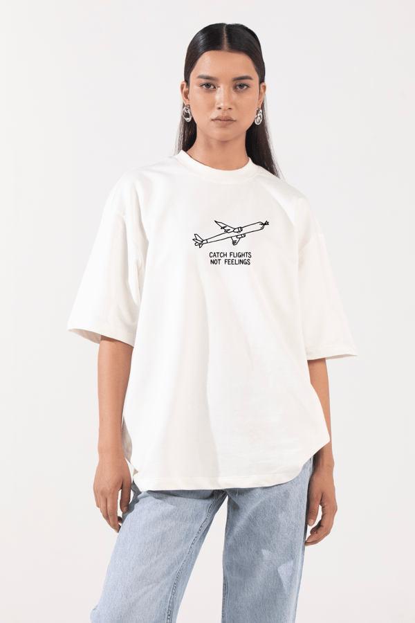 Catch Flights Oversized T-Shirt — Botnia
