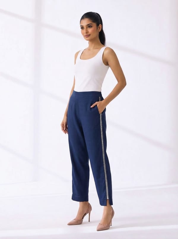 Mirror Embroidered Pant — Dash and Dot