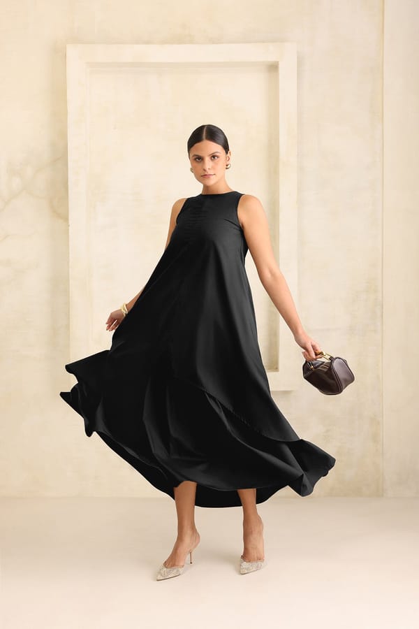 Iris Double Layered Dress — Olavi