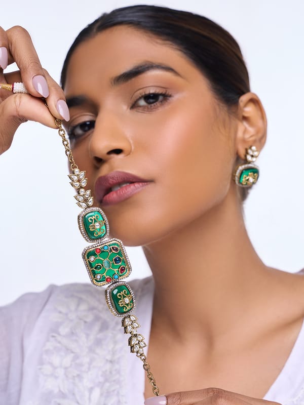 Embroidered Designer Necklace — Cao Jewellery