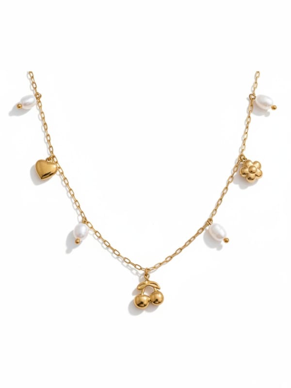 Cherry Charms Necklace — Cao Jewellery