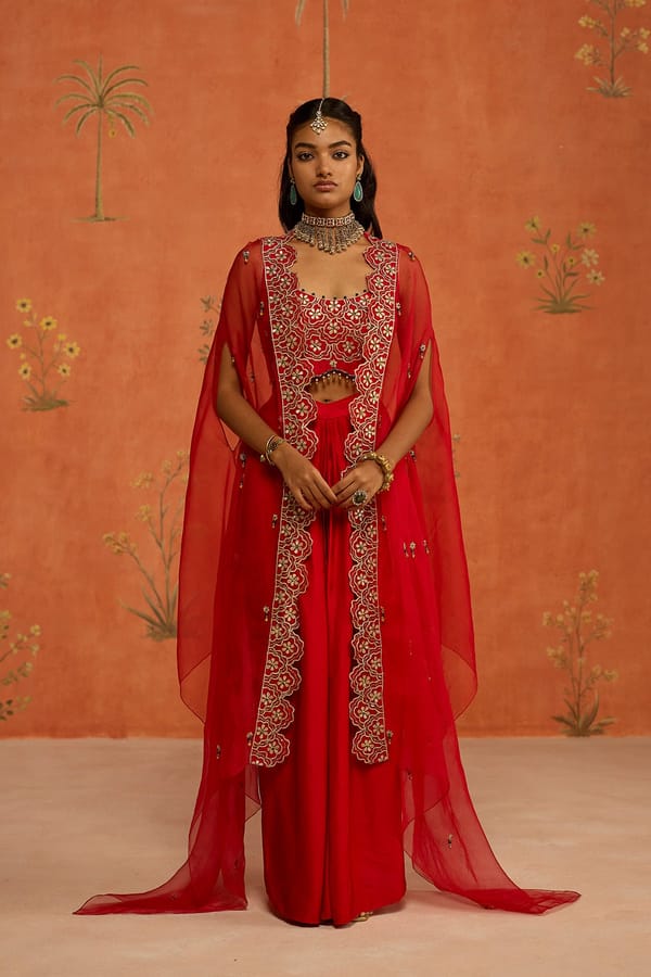 Damini Cape Set — Shikha Mehta