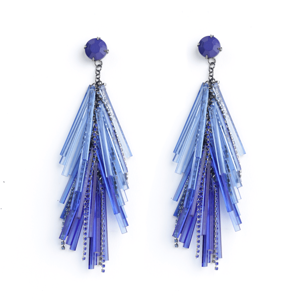 Ombre Fringe Earring — FOREST OF CHINTZ